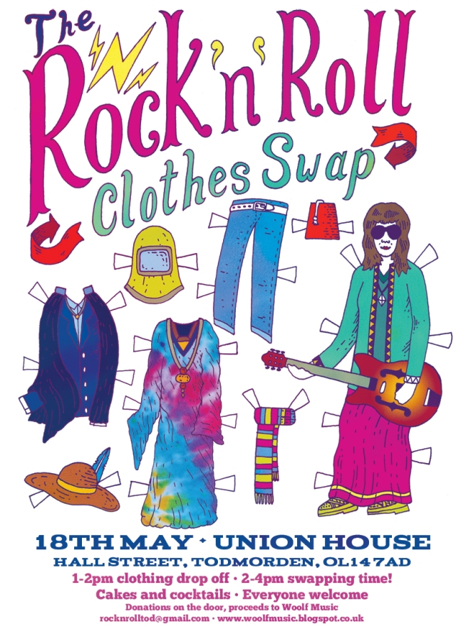 Rock n Roll Clothes Swap event in Todmorden!